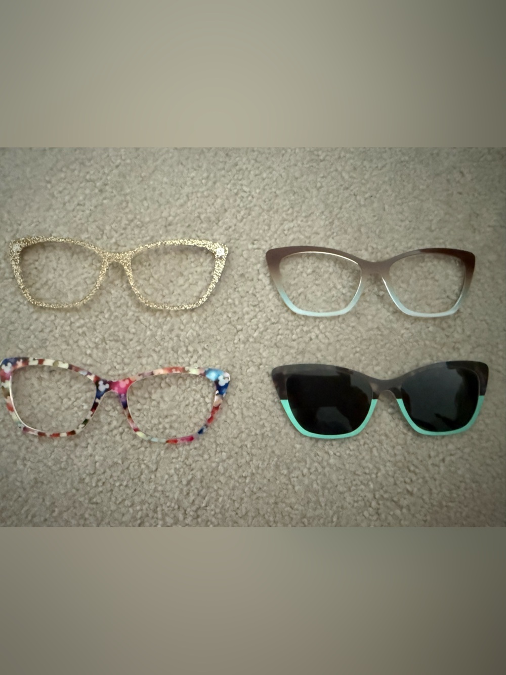 Pair Eyewear “Wanda” frame toppers—brand new!